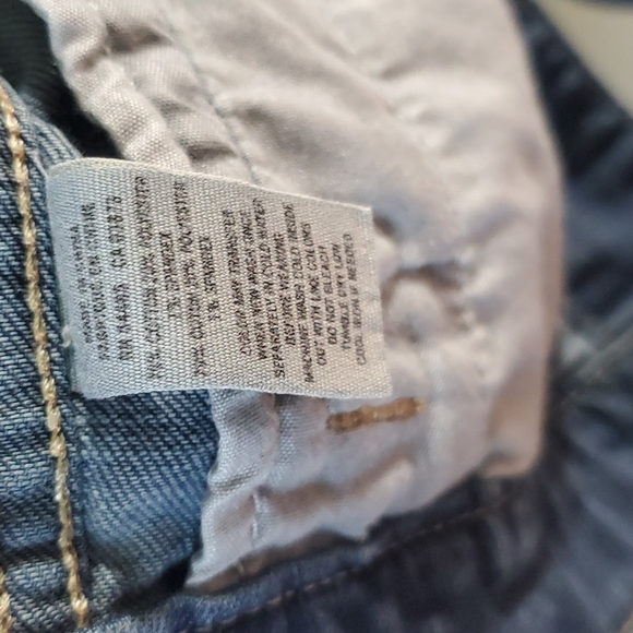 American Eagle Perfect Fitted Dark Denim Jacket - Picture 4 of 7